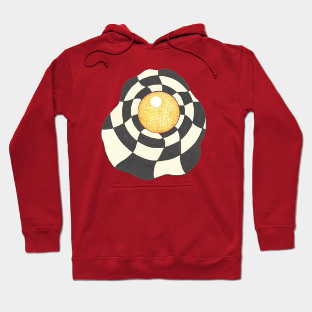 Surreal Fried Egg Hoodie by Zenferren